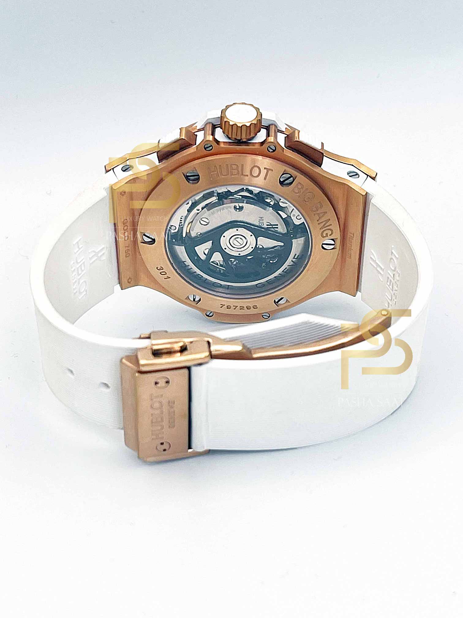 Hublot Big Bang 301 Series Rose Gold White Dial Hublot Big Bang 301 Series Rose Gold White Dial - Görsel 2