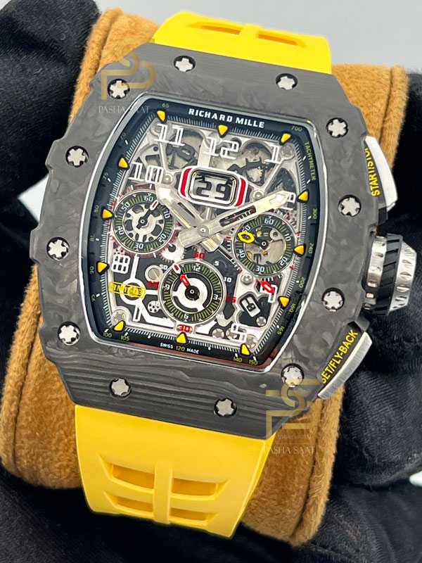 RM011 Felipe Massa Chrono Titanium Black Dial