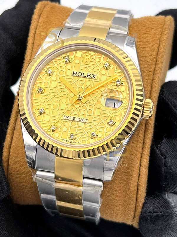 Rolex Datejust Yazılı Kadran Replika Saat
