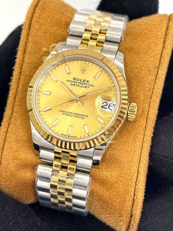 Rolex Datejust 31 mm Şampanya Rengi Kadran
