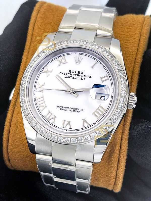 Rolex Datejust Beyaz Kadran Roma Rakam Eta Saat
