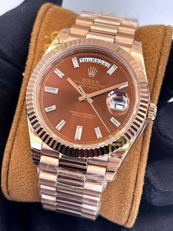Rolex Day Date Chocolate Eta Saat