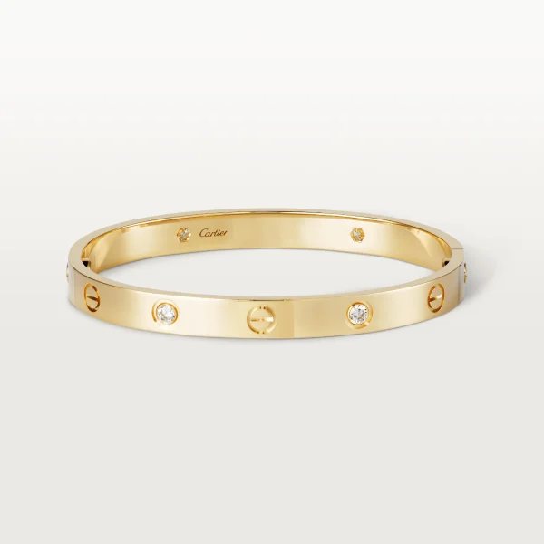Cartier Love Taşlı Bileklik Gold
