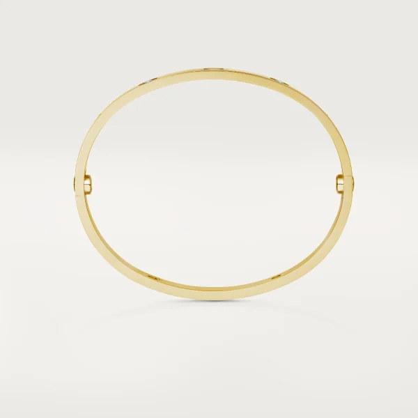 Cartier Love Taşlı Bileklik Gold
