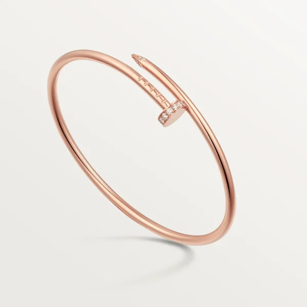 Cartier Çivi Taşlı Bileklik Rose Gold