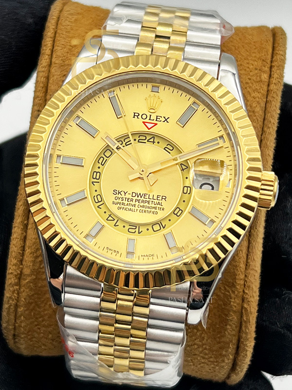 Rolex Sky-Dweller Jubile Champagne