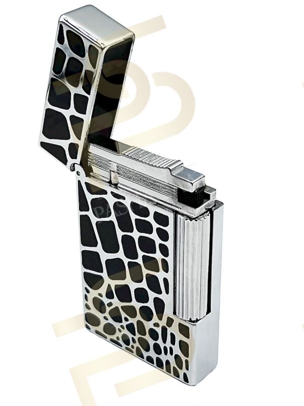 S.T. Dupont Ligne 2 Croco Dandy Palladium & Lacquer 16198