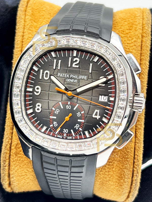 Patek Philippe Aquanaut 5968G Baguette Diamond