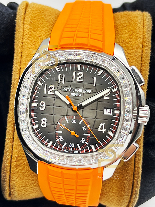 Patek Philippe Aquanaut 5968G Baguette Diamond Watch