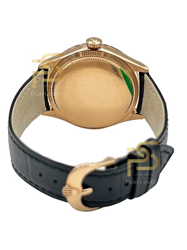 Rolex Cellini Time Everose Gold Siyah Kadran 50505