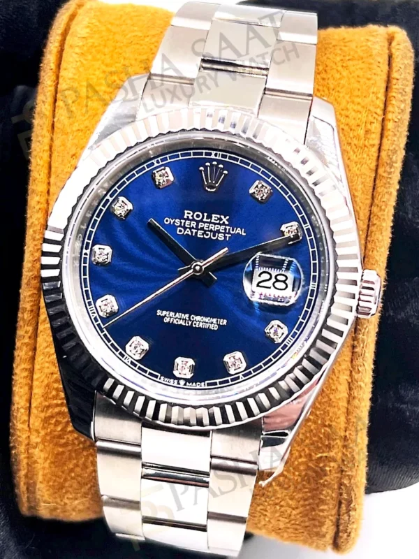 Clean Factory Rolex Datejust 41 Mavi Taşlı Kadran
