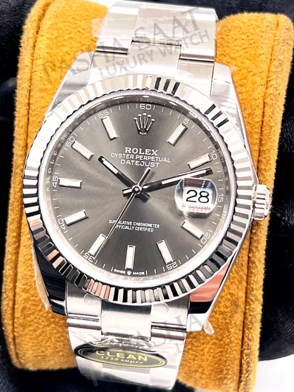Rolex Datejust 41 Rhodium Gri Clean Factory