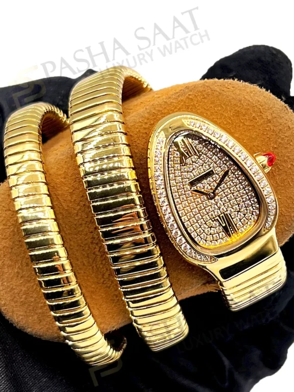 Bvlgari Serpenti Gold Diamond Watch 101956