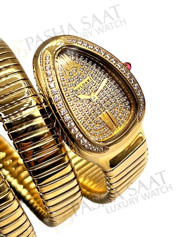 Bvlgari Serpenti Gold Diamond Watch 101956