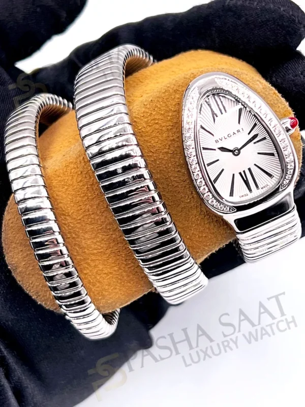 Bvlgari Serpenti Taşlı Saat Opalin Kadran