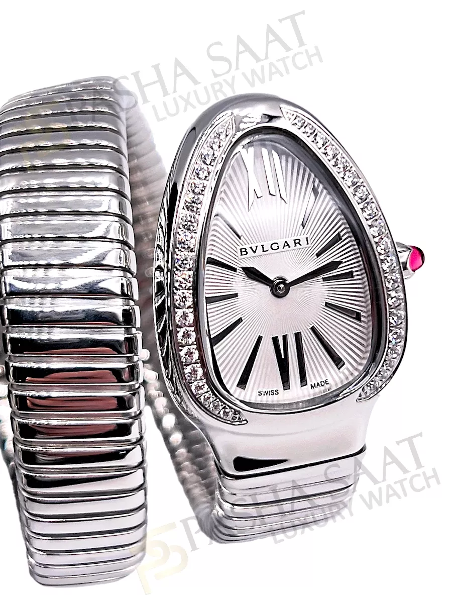 Bvlgari Serpenti Taşlı Saat Opalin Kadran Bvlgari Serpenti Taşlı Saat Opalin Kadran