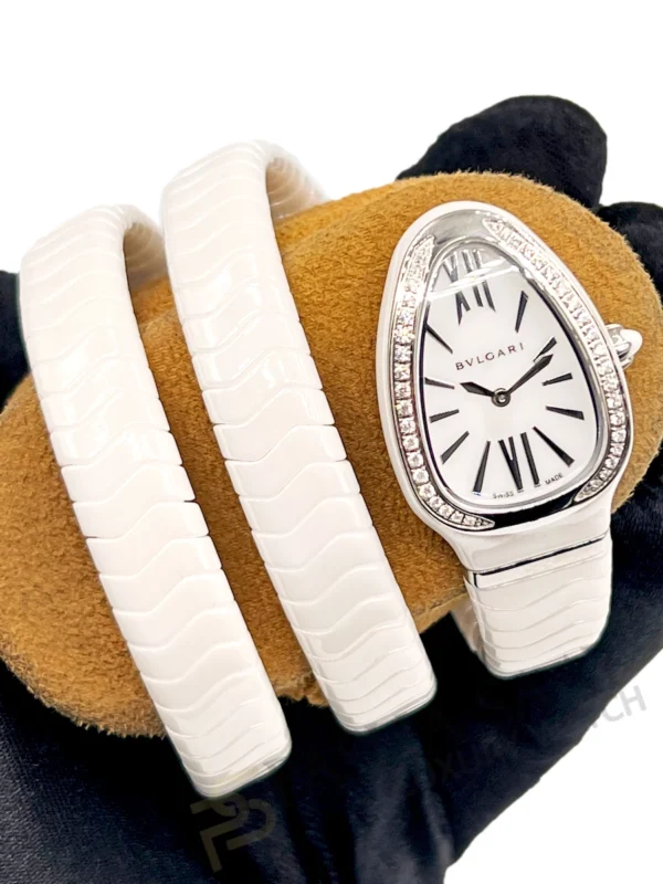 Bvlgari Yılan Seramik Taşlı Kadın Saati