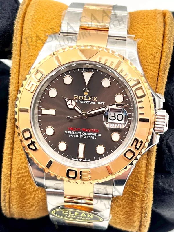 Rolex Yacht Master Two Tone Chocolate 126621 Clean Factory