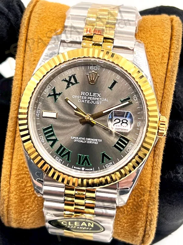 Rolex Datejust Wimbledon Two Tone Clean Factory