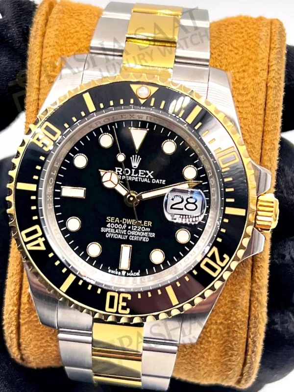 Rolex Two Tone Sea Dweller Siyah Kadran Clean Factory