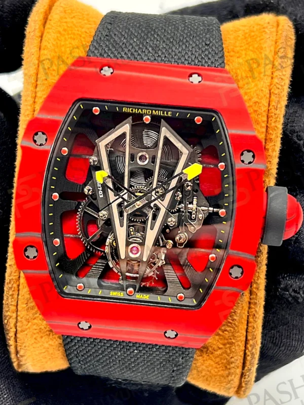 Richard Mille RM27-03 Red Rafa Carbon Tekstil Kordon