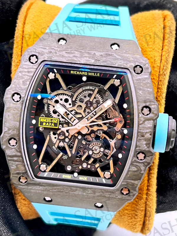 Richard Mille RM35-02 T+ Factory Blue Tourbillon