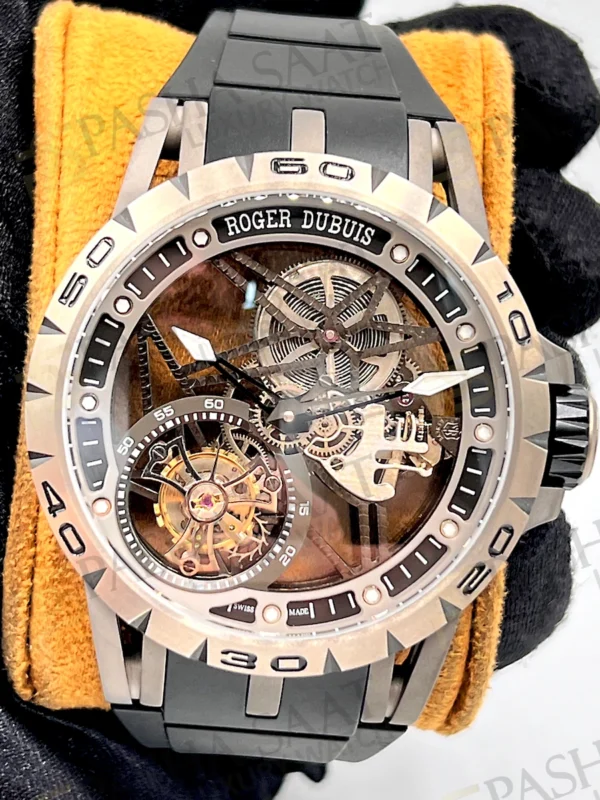 Roger Dubuis Excalibur Spider Flying Tourbillon Skeleton Titanium