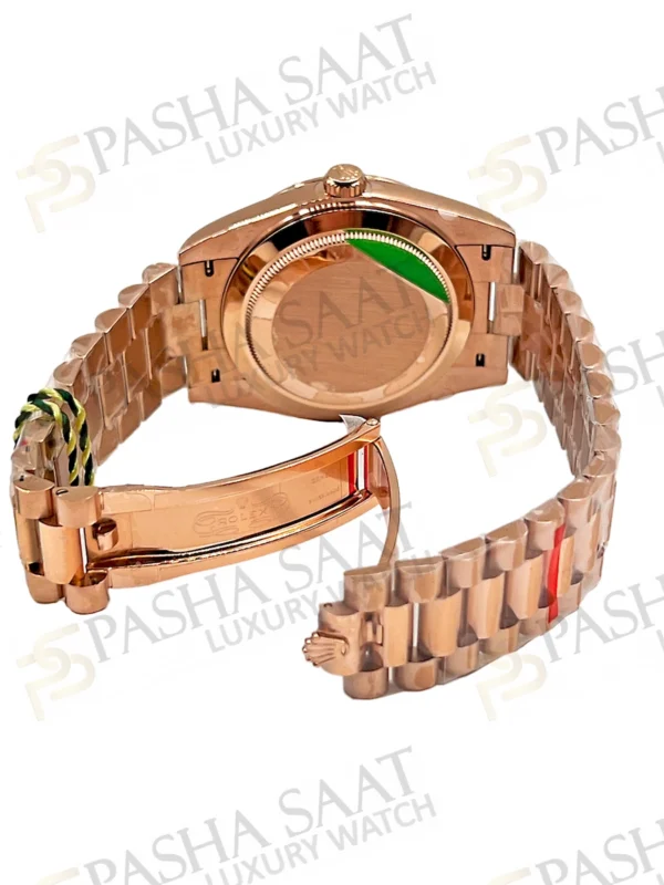 Rolex Day Date Rose Gold Olive Green 228235 GSF