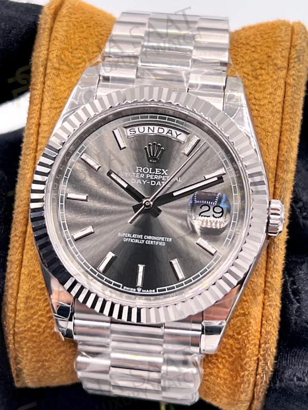 Rolex Day Date Grey Dial Index GSF
