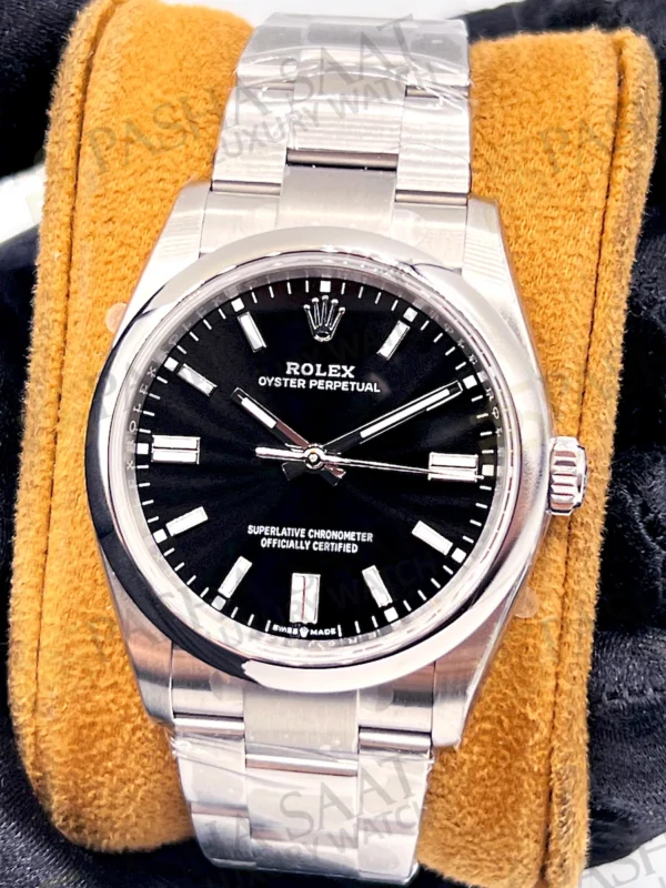 Eta Saat - Pasha Saat Rolex Oyster Perpetual 36 Black Face 124300