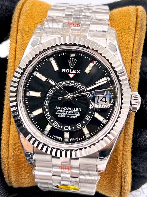 Eta Saat - Pasha Saat Rolex Sky Dweller Noob Factory Black Face Jubilee
