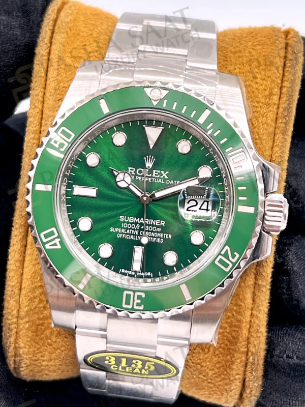 Eta Saat - Pasha Saat Rolex Hulk Clean Factory Submariner 3135 126610LV