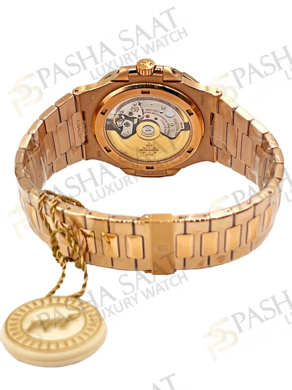Patek Nautilus 5711 Rose Gold Baquette Diamond Bezel
