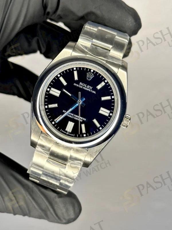 Rolex Oyster Perpetual 41 Siyah Kadran Replika Saat