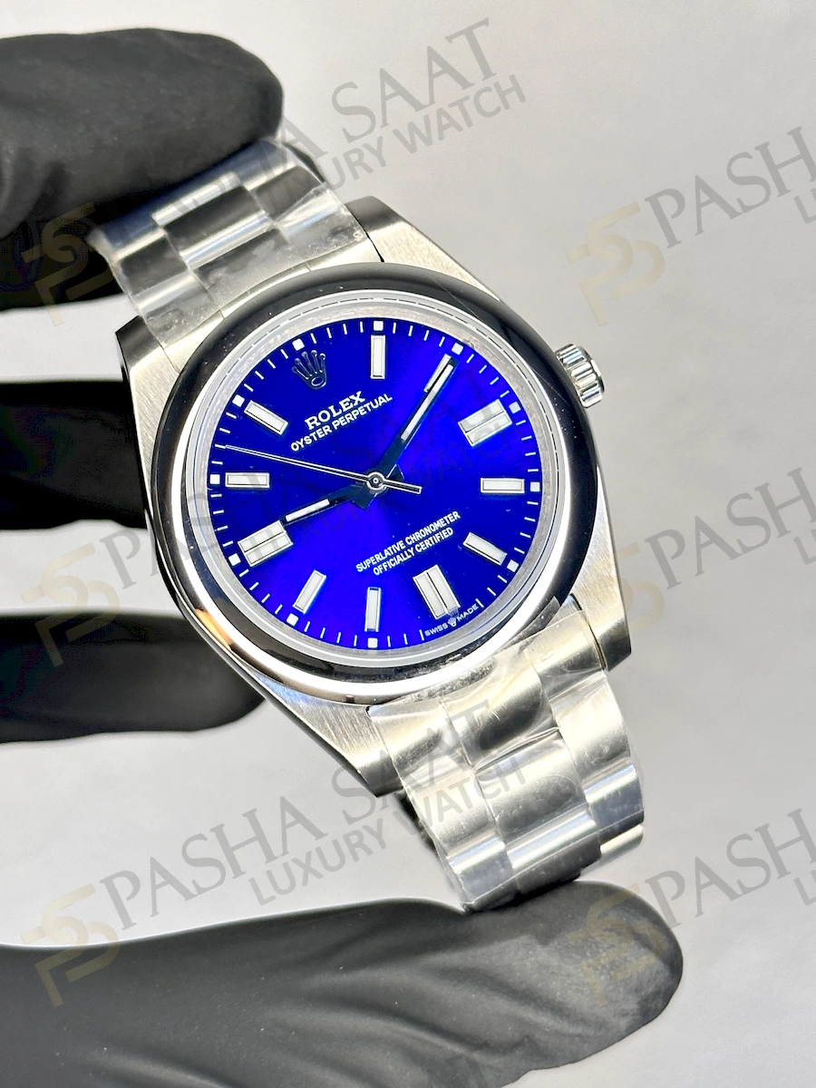 Oyster Perpetual Mavi Kadran Rolex Erkek Saati Oyster Perpetual Mavi Kadran Rolex Erkek Saati