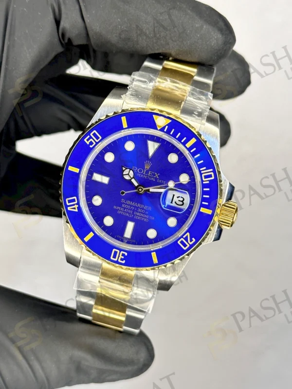 Rolex Submariner Çift Renk Mavi Kadran A+++ Saat
