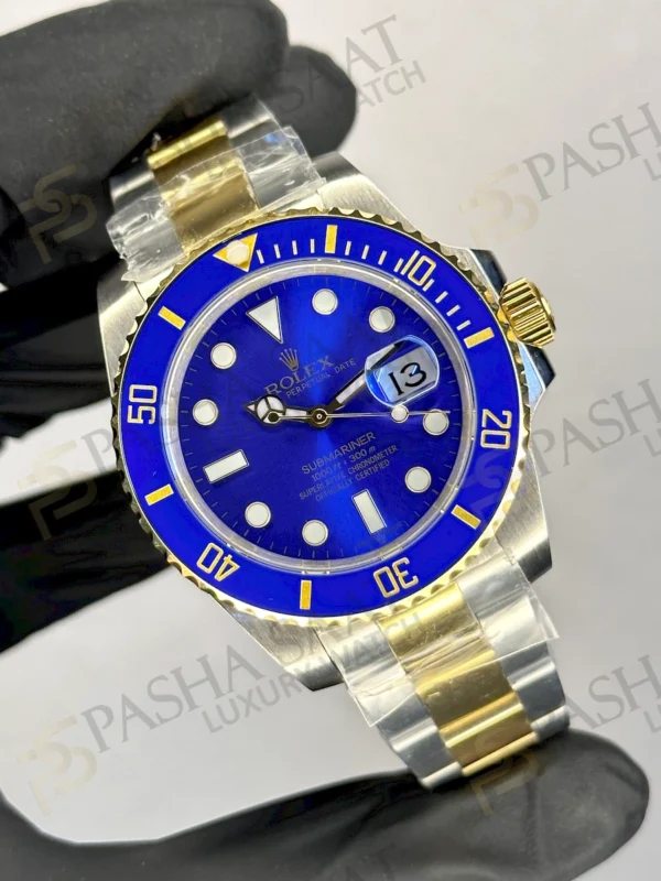 Rolex Submariner Çift Renk Mavi Kadran A+++ Saat