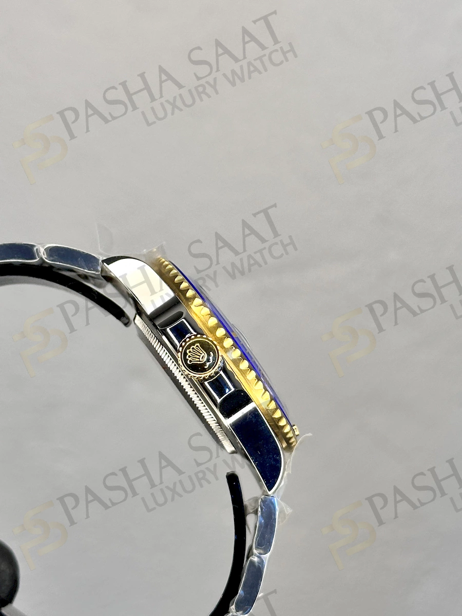Rolex Submariner Çift Renk Mavi Kadran A+++ Saat Rolex Submariner Çift Renk Mavi Kadran A+++ Saat