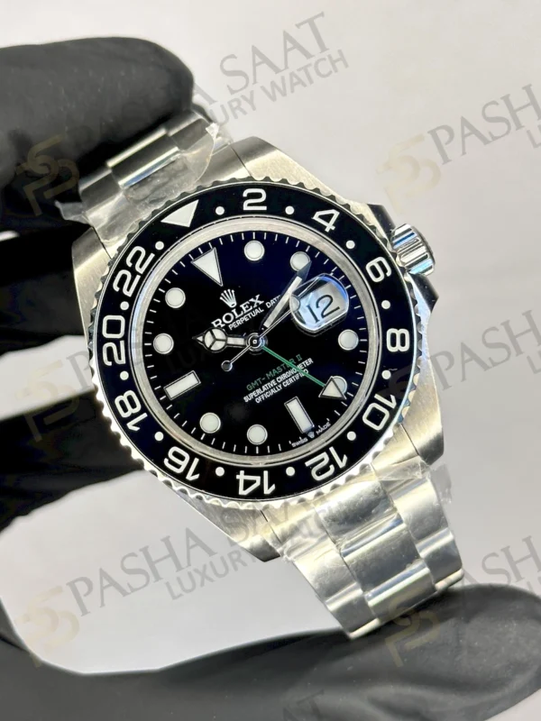 Rolex Gmt Master II Siyah Replika Saat