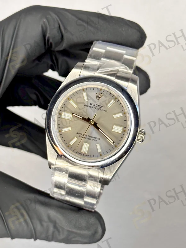 Rolex Oyster Perpetual Silver Kadran Replika Saat