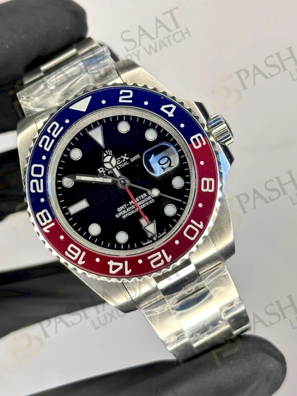 Rolex Gmt Master II Pepsi Oyster Replika Saat YZ