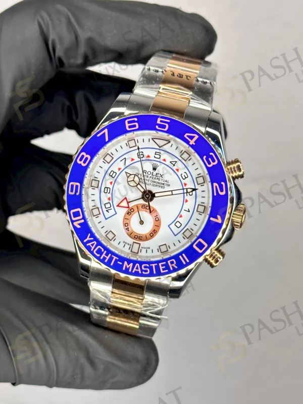 Rolex Yacht Master II Çift Renk Mercedes Replika Saat