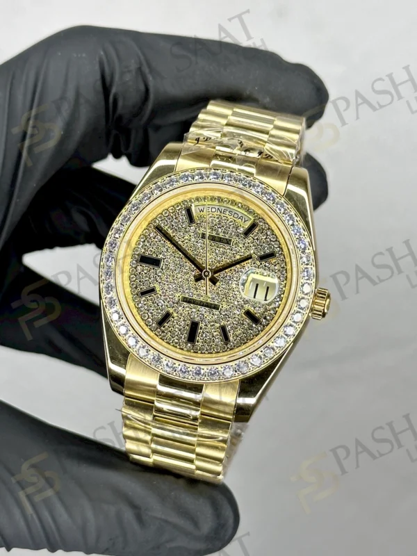 Rolex Day Date Gold Diamond A+++ Replica Watch