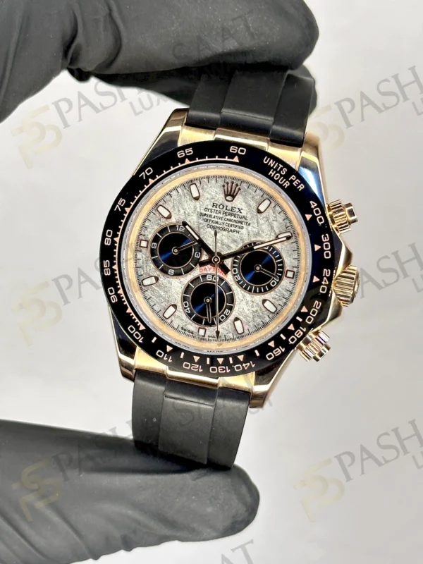 Rolex Daytona Rose Gold Meteorite Kadran Replika Saat