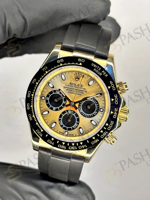 Rolex Daytona Gold Oysterflex Kordon Replika Saat