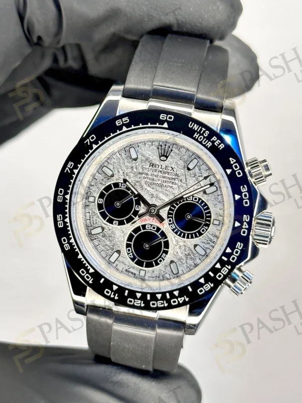 Daytona Meteorite Rolex Oysterflex Kordon Çelik Saat