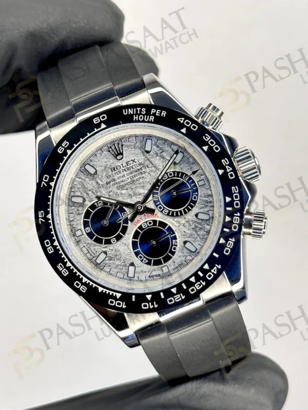 Daytona Meteorite Rolex Oysterflex Kordon Çelik Saat