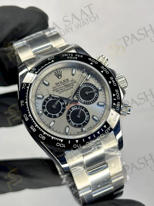 Rolex Daytona Gümüş Kadran Replika Saat