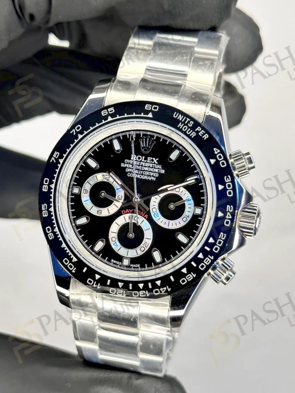 Rolex Daytona Siyah Seramik Bezel Siyah Kadran