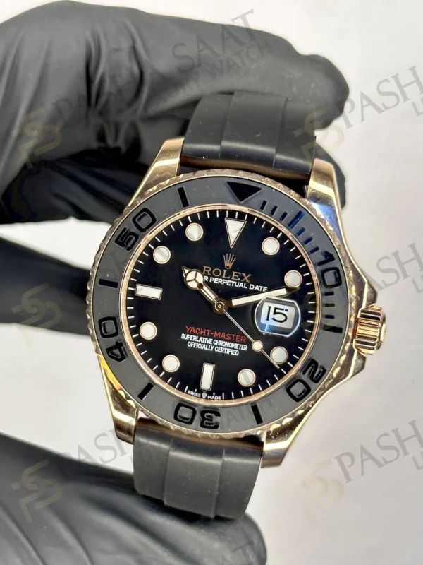 Rolex Yacht Master Rose Gold Oysterflex Kordon